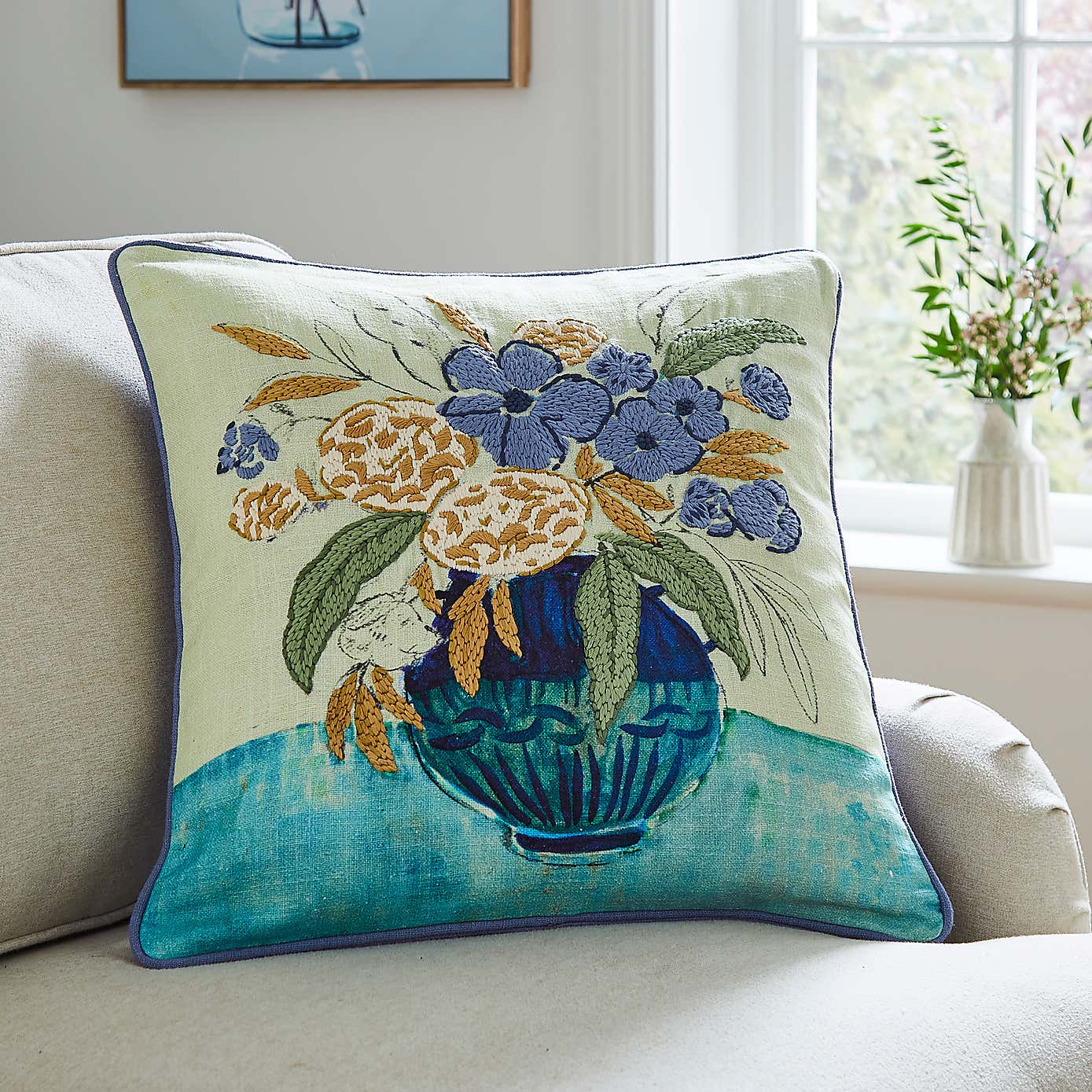 Still Life Floral Cushion