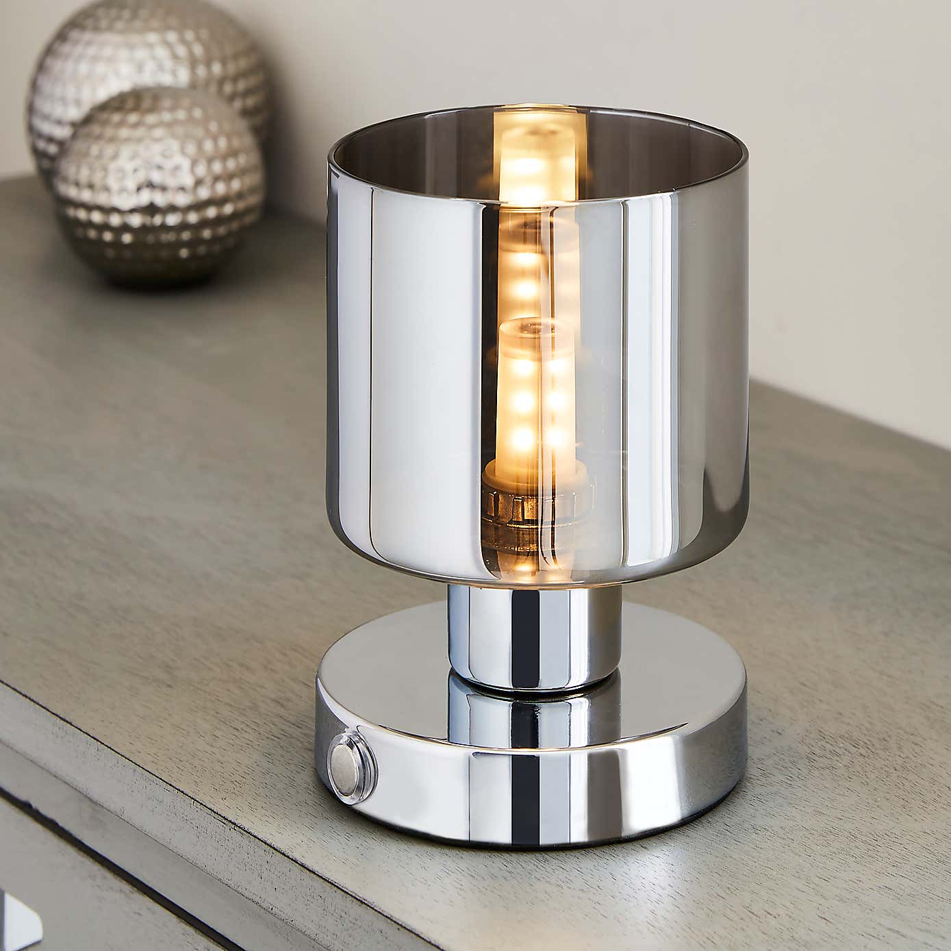 Erin Pad Rechargable 3 Stage Touch Table Lamp