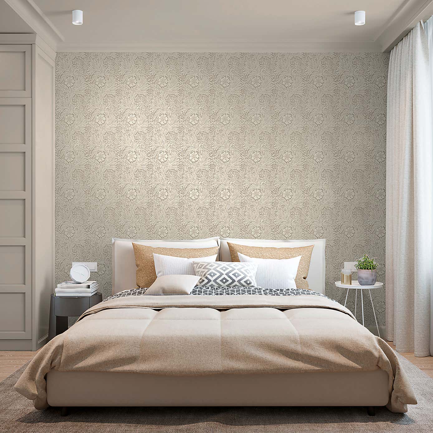 Marigold Fibrous Wallpaper