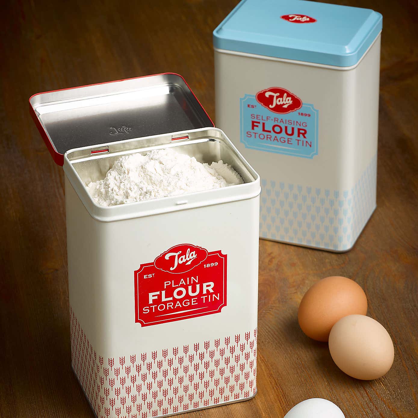 Tala Set of 2 Flour Storage Tins