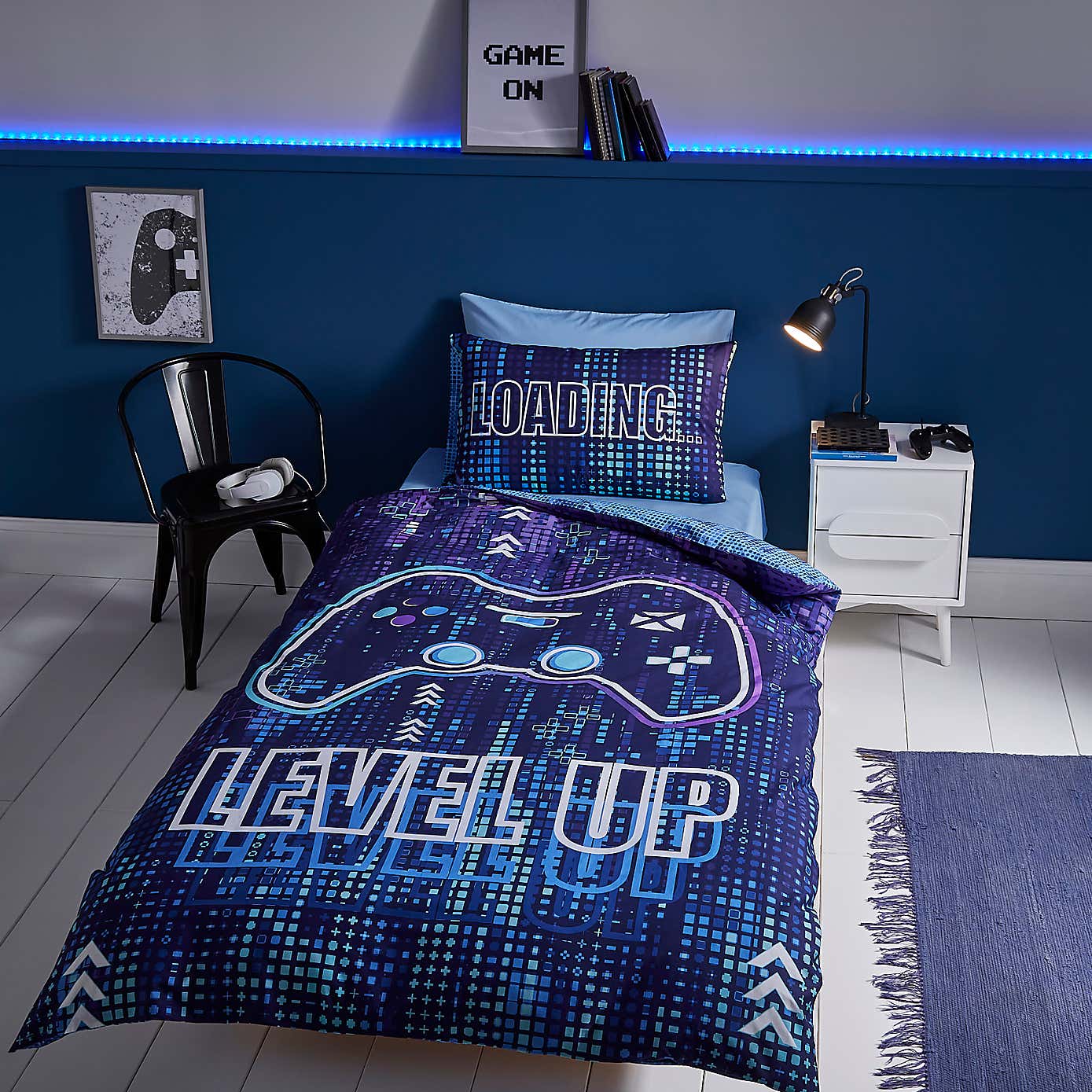 Gamer Level Up Duvet Cover Set