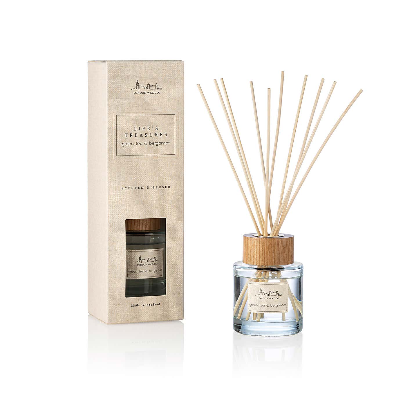 The London Wax Co Green Tea & Bergamot Diffuser