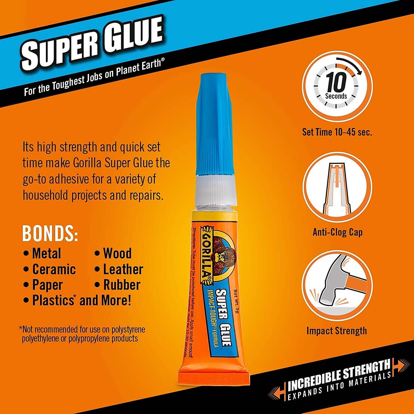 Gorilla Super Glue 3g