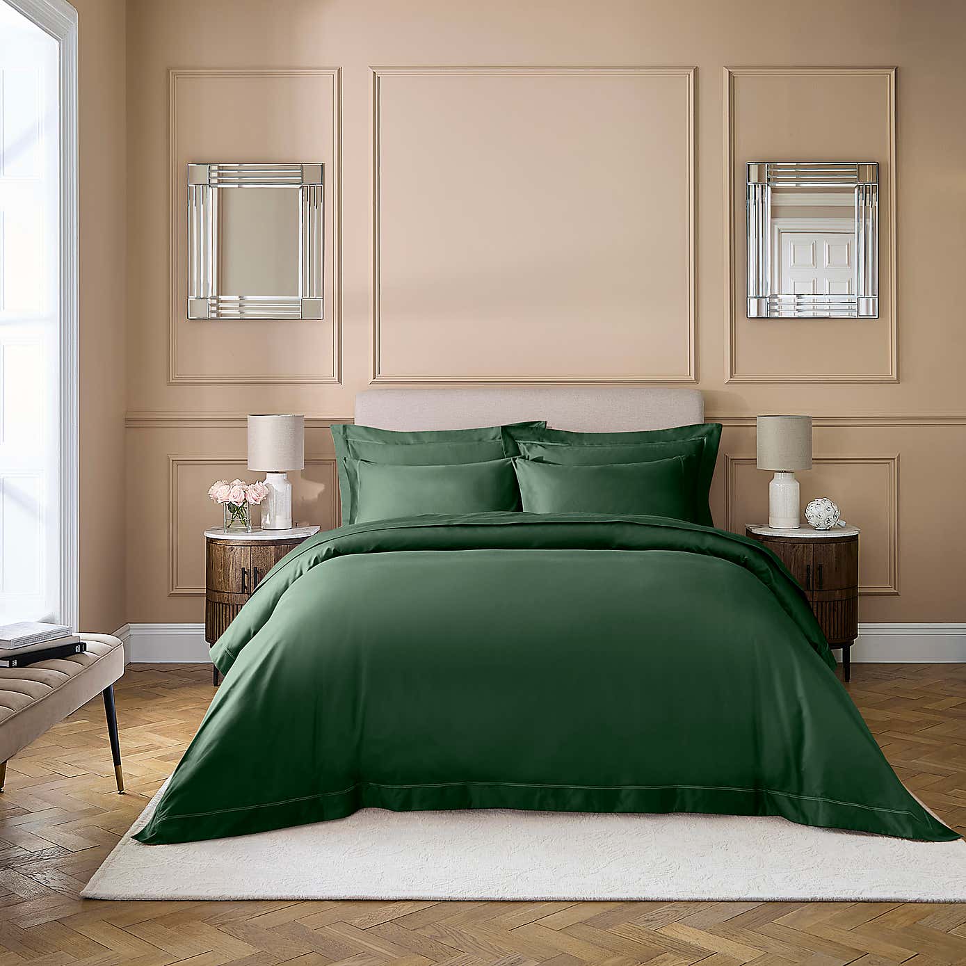 Dorma Cotton Sateen 800 Thread Count Standard Pillowcase