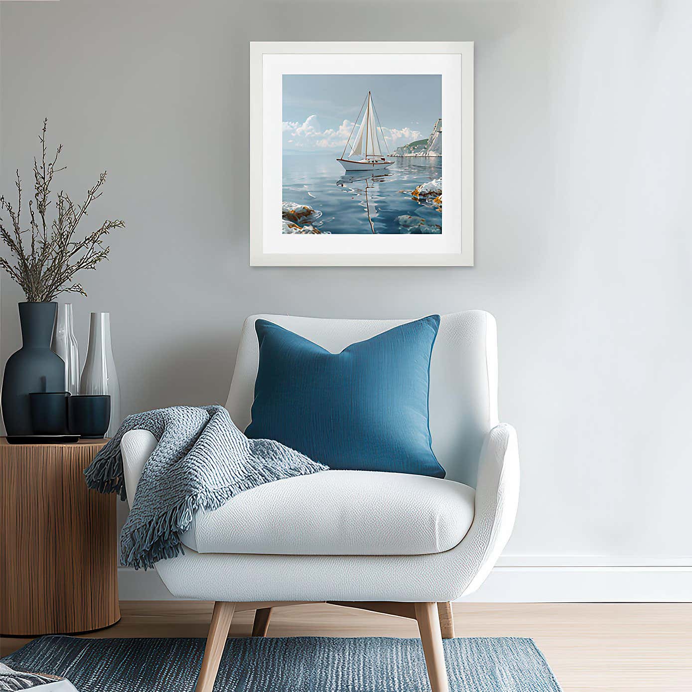 Cedar & Sage Tranquil Waters Framed Print