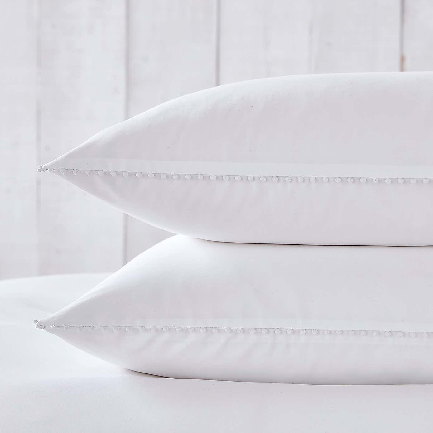 Dorma Purity Nimes 100% Cotton Oxford Pillowcase Pair