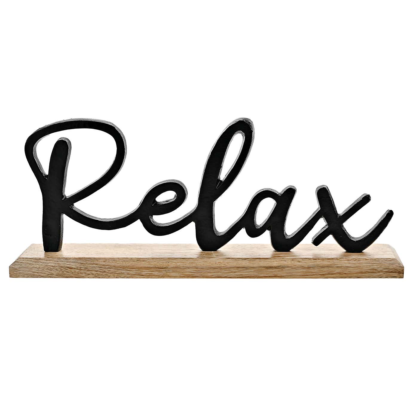 Hestia Relax Metal Sign