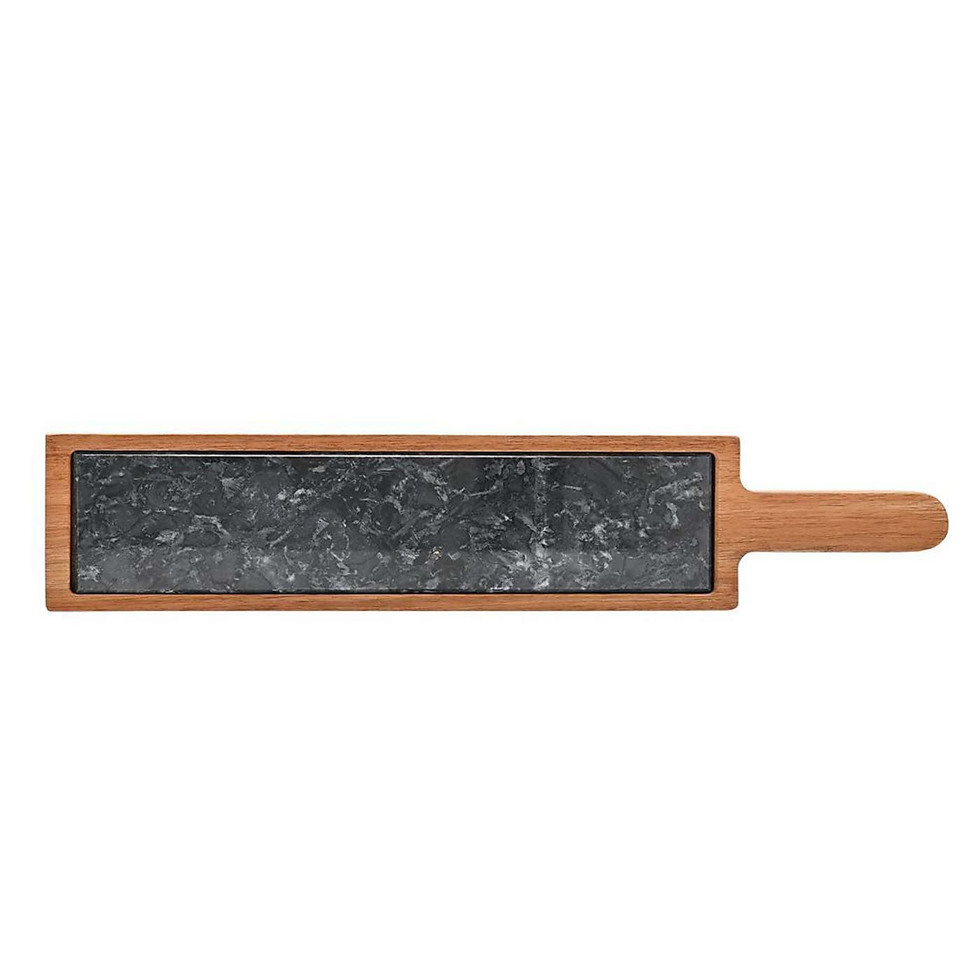 Hestia Marble and Acacia Wood Serving Board