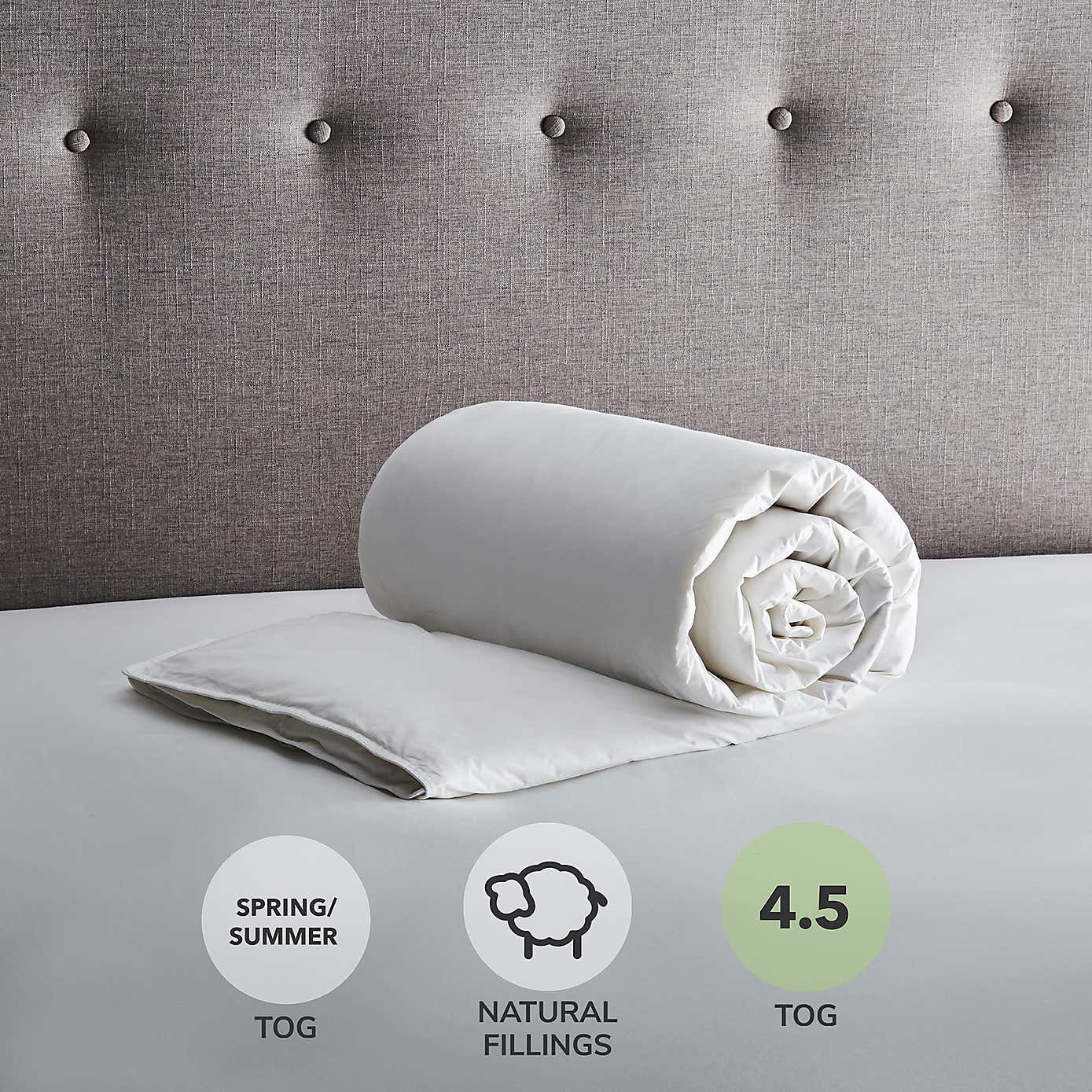 Fogarty Duck Feather and Down 4.5 Tog Duvet