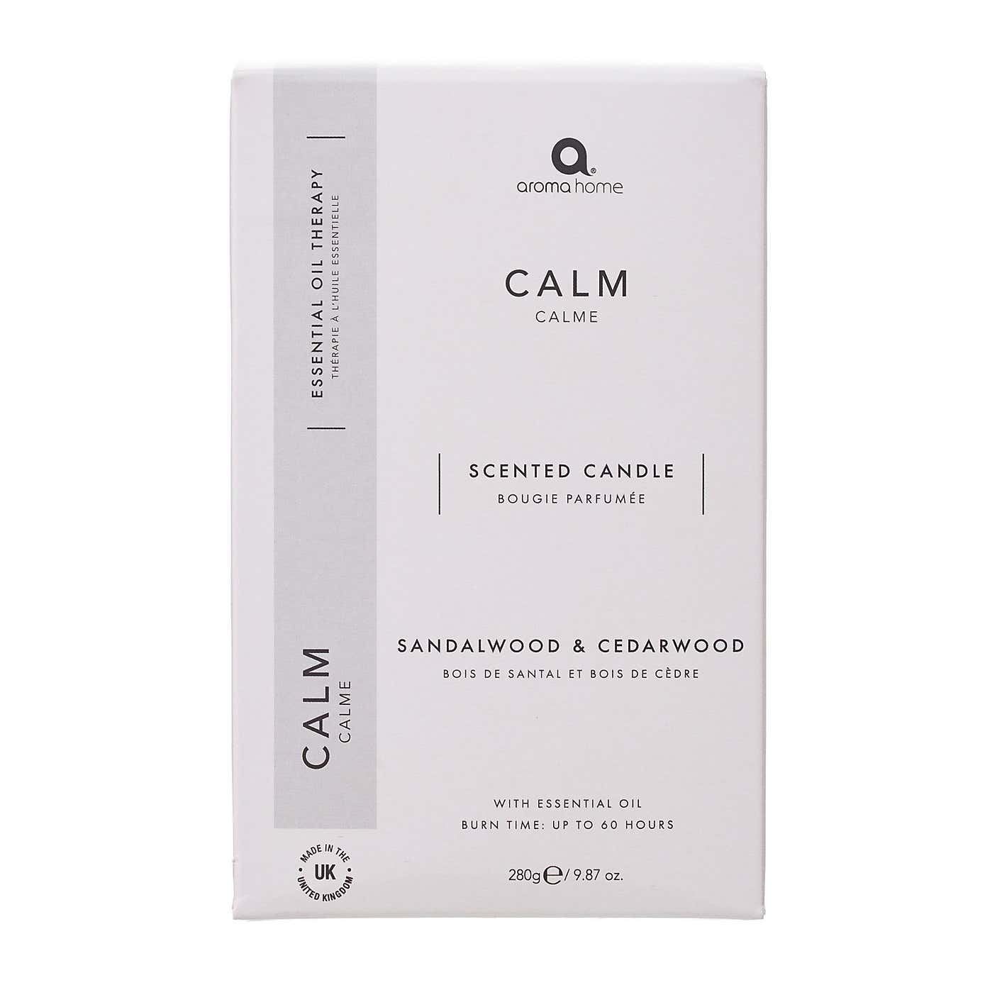 Upper Canada Aroma Home Calm Cedarwood Candle