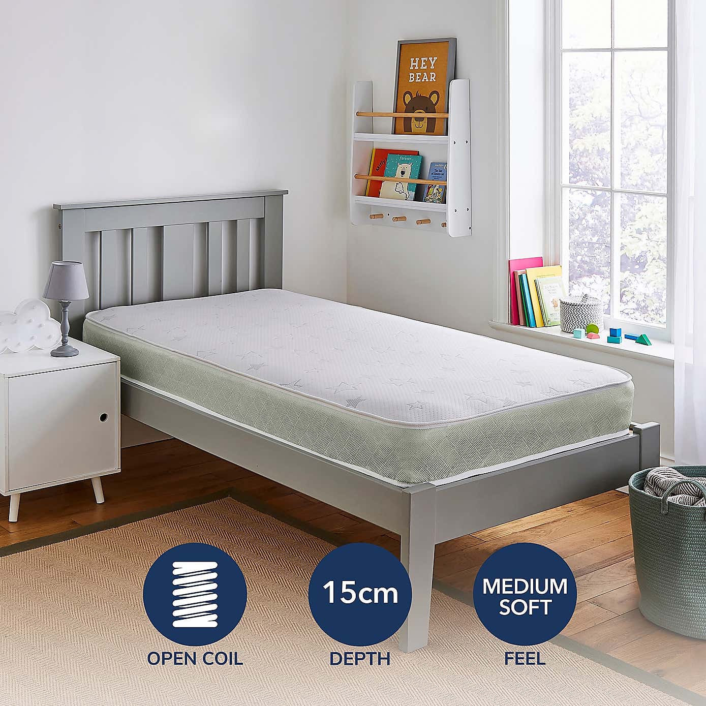 Fogarty Kids Open Coil Single Poly Mattress