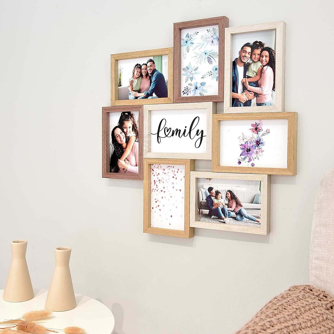 Nielsen 8 Picture Wooden Collage Photo Frame